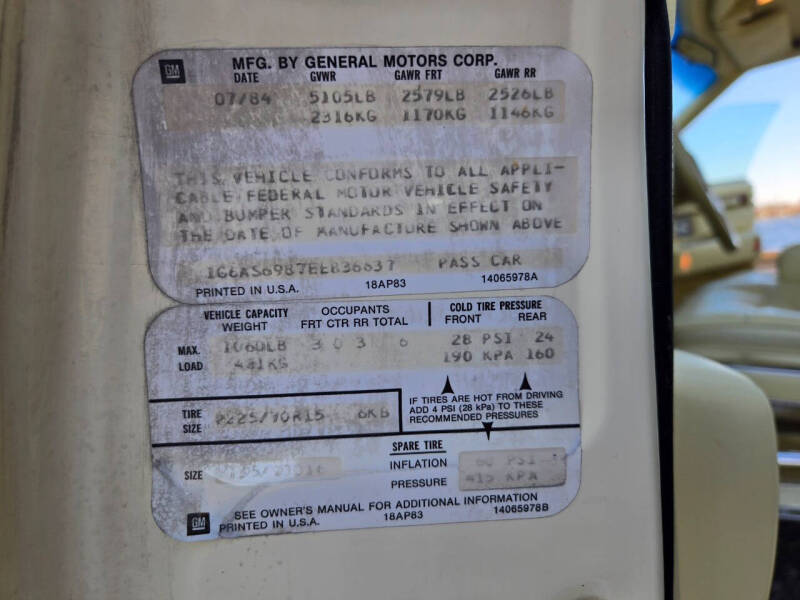 1984 Cadillac Seville