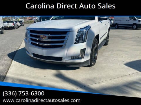 2018 Cadillac Escalade for sale at Carolina Direct Auto Sales in Mocksville NC