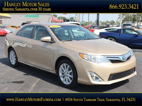 2012 Toyota Camry Hybrid for sale at Hawley Motor Sales in Sarasota FL