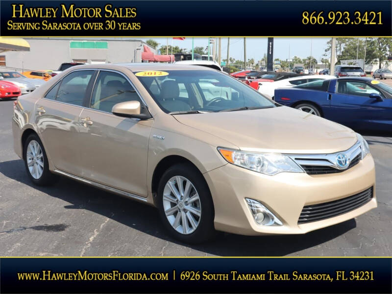 2012 Toyota Camry Hybrid for sale at Hawley Motor Sales in Sarasota FL
