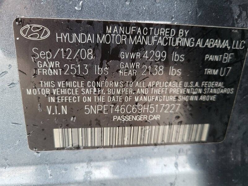 2009 Hyundai Sonata GLS