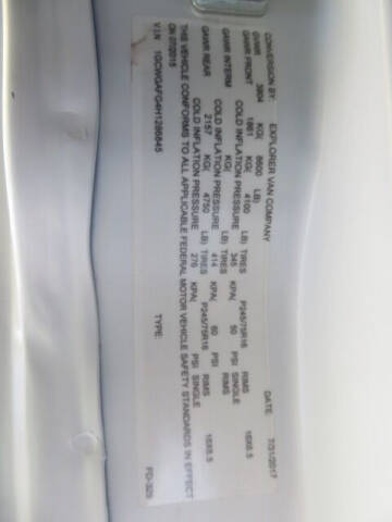 2017 Chevrolet Express 2500