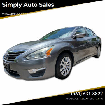 2014 Nissan Altima for sale at Simply Auto Sales in Palm Beach Gardens FL