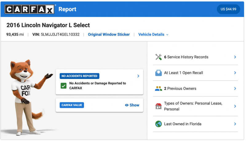 2016 Lincoln Navigator L Select