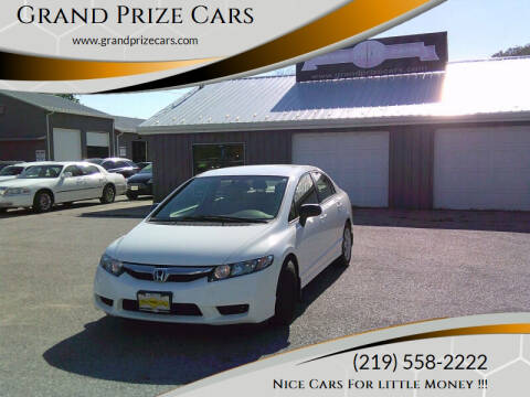 2009 Honda Civic for sale at Grand Prize Cars in Cedar Lake IN