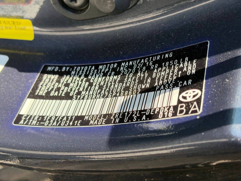 2016 Toyota Corolla L