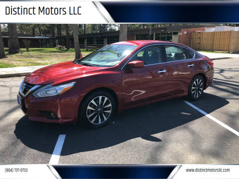 2017 Nissan Altima for sale at Distinct Motors LLC in Mechanicsville VA