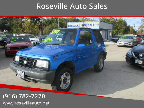 1998 Chevrolet Tracker for sale at Roseville Auto Sales in Roseville CA