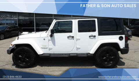 2015 Jeep Wrangler Unlimited for sale at Father & Son Auto Sales in Dearborn MI