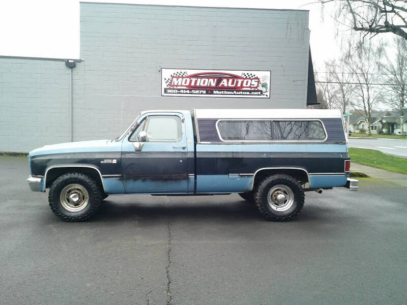 1984 GMC C/K 2500 Series for sale at Motion Autos in Longview WA