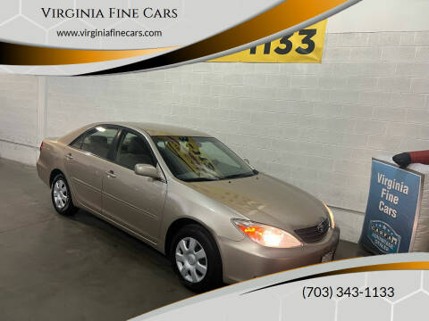 2003 Toyota Camry for sale at Virginia Fine Cars in Chantilly VA
