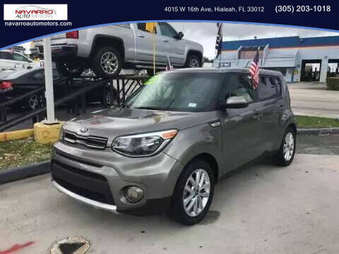 2018 Kia Soul for sale at Navarro Auto Motors in Hialeah FL