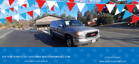 2000 GMC Sierra 1500 for sale at Autosnow4sale.com in El Dorado CA