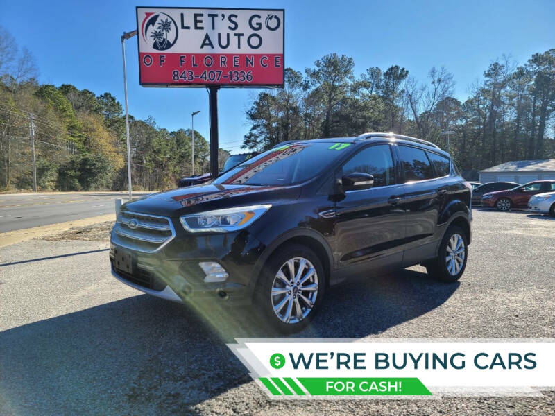 2017 Ford Escape for sale at Let's Go Auto in Florence SC