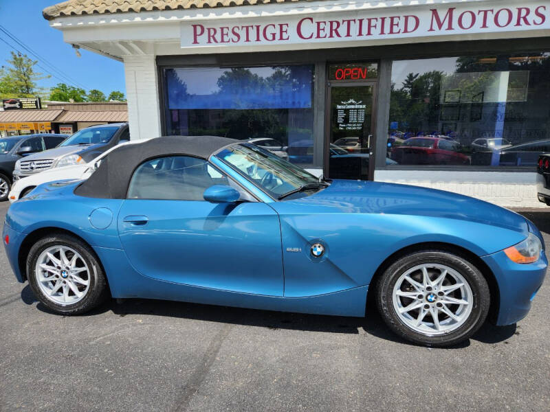 2004 BMW Z4 for sale at Prestige Certified Motors in Falls Church VA