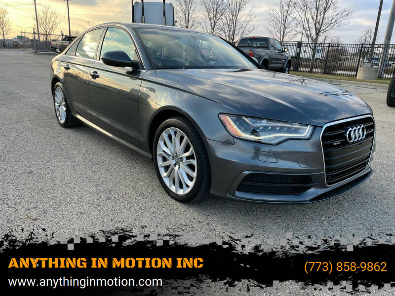 2014 Audi A6 for sale at ANYTHING IN MOTION INC in Bolingbrook IL
