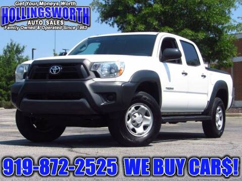 2015 Toyota Tacoma for sale at Hollingsworth Auto Sales in Raleigh NC