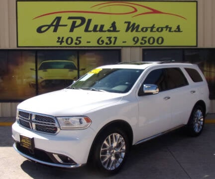 2015 Dodge Durango for sale at A Plus Motors in Oklahoma City OK