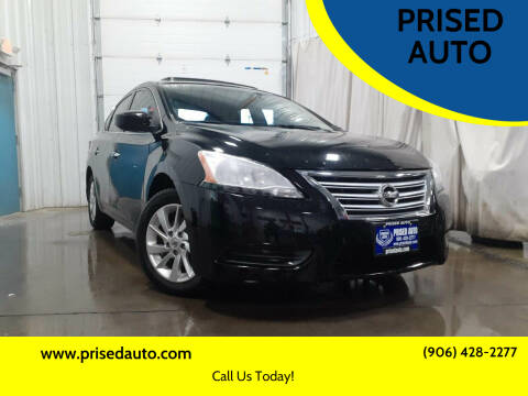 2015 Nissan Sentra for sale at PRISED AUTO in Gladstone MI