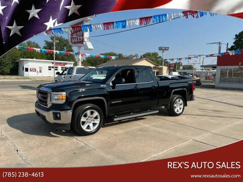 2015 GMC Sierra 1500 for sale at Rex's Auto Sales in Junction City KS