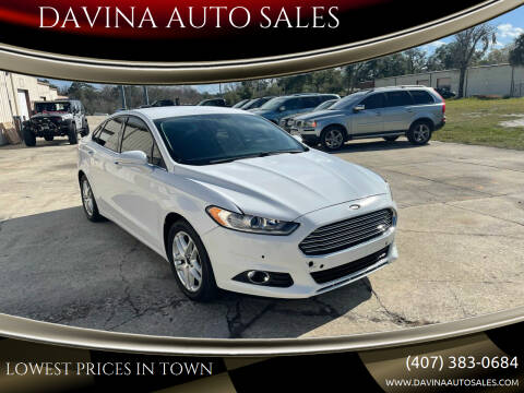 2016 Ford Fusion for sale at DAVINA AUTO SALES in Longwood FL