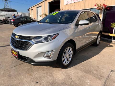 2018 Chevrolet Equinox for sale at Market Street Auto Sales INC in Houston TX