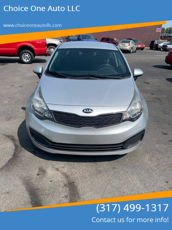 2014 Kia Rio for sale at Choice One Auto LLC in Beech Grove IN
