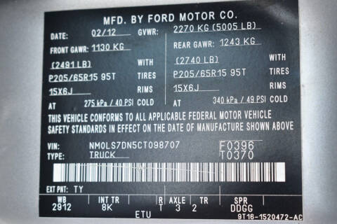 2012 Ford Transit Connect