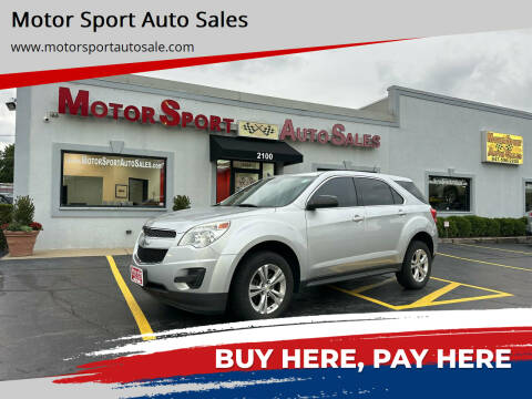 2014 Chevrolet Equinox for sale at Motor Sport Auto Sales in Waukegan IL