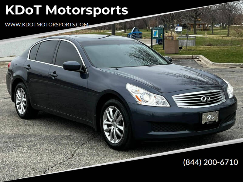 2009 Infiniti G37 Sedan x