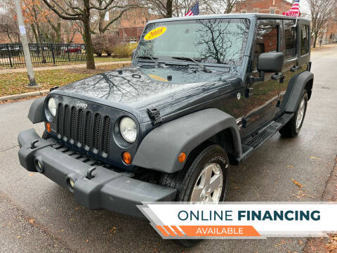 2008 Jeep Wrangler Unlimited for sale at CAR CENTER INC - Car Center Bridgeview in Bridgeview IL