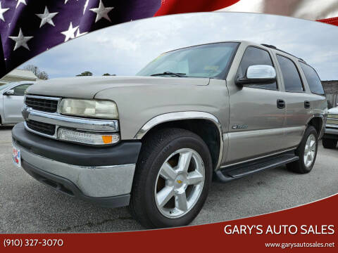 2001 Chevrolet Tahoe for sale at Gary's Auto Sales in Sneads Ferry NC
