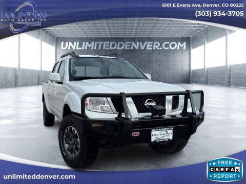 2017 Nissan Frontier for sale at Unlimited Auto Sales in Denver CO