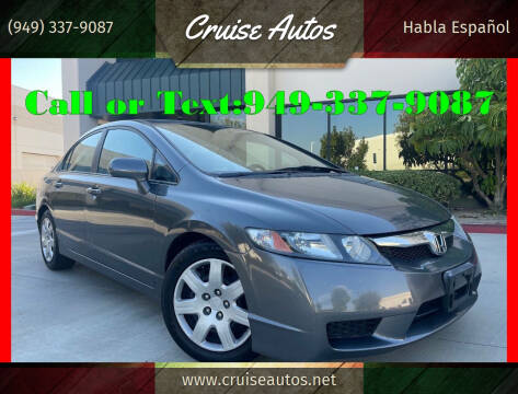 2010 Honda Civic for sale at Cruise Autos in Corona CA