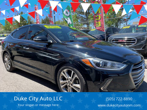 2017 Hyundai Elantra for sale at Duke City Auto LLC in Gallup NM