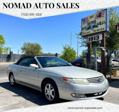 2003 Toyota Camry Solara for sale at Nomad Auto Sales in Henderson NV