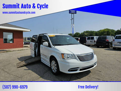 2015 Chrysler Town and Country for sale at Summit Auto & Cycle in Zumbrota MN