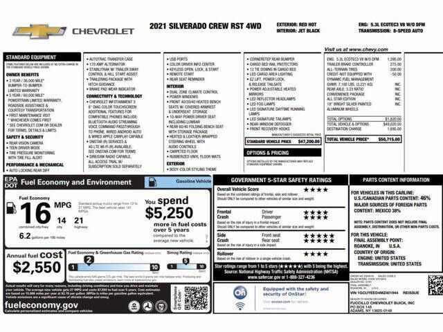 2021 Chevrolet Silverado 1500