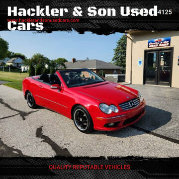 2005 Mercedes-Benz CLK for sale at Hackler & Son Used Cars in Red Lion PA