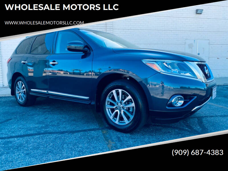 2014 Nissan Pathfinder for sale at WHOLESALE MOTORS LLC in Riverside CA
