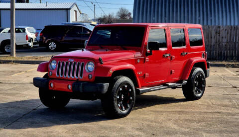 2016 Jeep Wrangler Unlimited for sale at VECI'S AUTO SALES LLC in Springdale AR