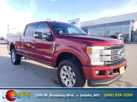 2018 Ford F-250 Super Duty for sale at RICK BALL FORD in Sedalia MO