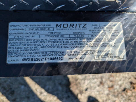 2023 MORITZ ELBH-20 AR 1400