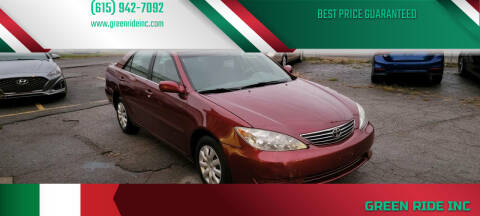 2005 Toyota Camry for sale at Green Ride Inc in Nashville TN