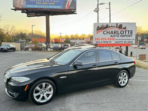 2013 BMW 5 Series for sale at Charlotte Auto Import in Charlotte NC