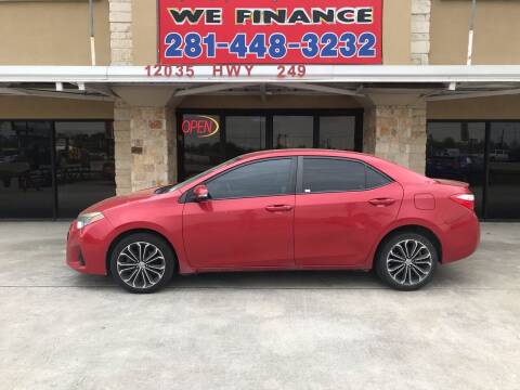 2015 Toyota Corolla for sale at FREDYS CARS FOR LESS in Houston TX