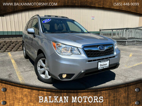 2014 Subaru Forester for sale at BALKAN MOTORS in East Rochester NY