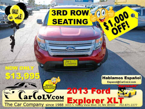 2013 Ford Explorer for sale at The Car Company in Las Vegas NV