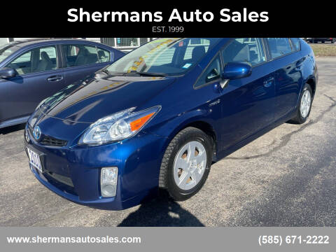 2010 Toyota Prius for sale at Shermans Auto Sales in Webster NY