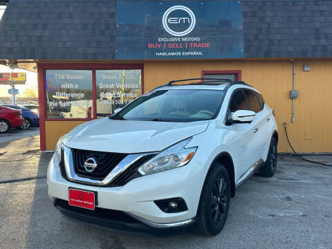 2017 Nissan Murano for sale at Exclusive Motors in Omaha NE